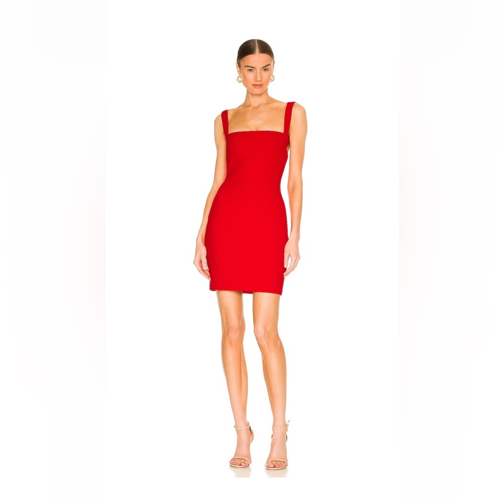 Solace London Red Mini Dress